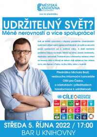 Udržitelný svět? Méně nerovností a více spolupráce