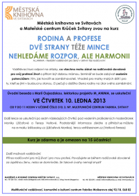 RODINA A PROFESE DVĚ STRANY TÉŽE MINCE NEHLEDÁME ROZPOR, ALE HARMONII