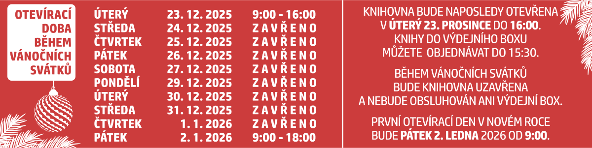 Vánoční otevírací doba